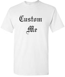 Custom White Short sleeve T-SHIRT